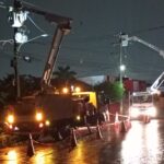 Mais de Trezentas mil pessoas ficaram sem energia elétrica em C;Grande, por causa da tempestade.